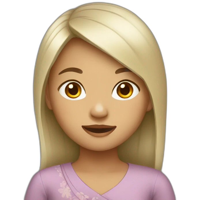 Burmese girl emoji