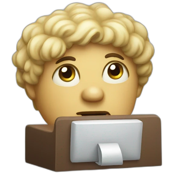Waiting for a call emoji