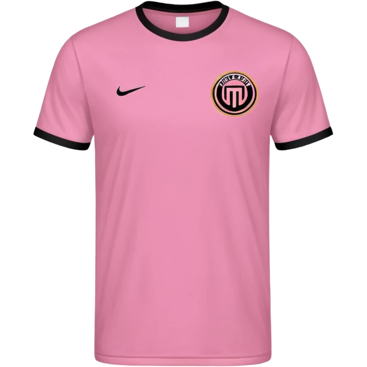 Una remera del Inter de Miami rosa emoji