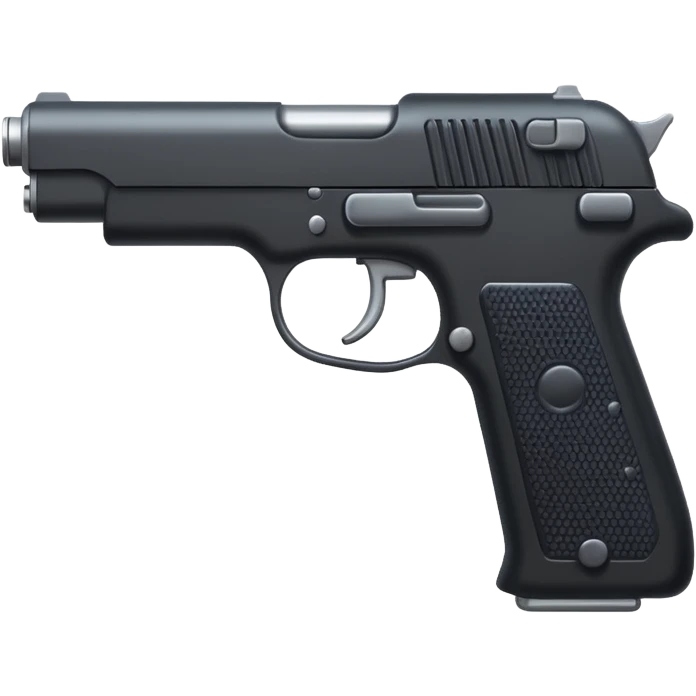 Black gun  emoji