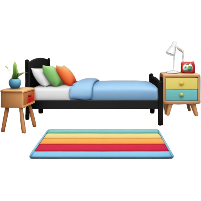 Realistic kids room neutral color emoji