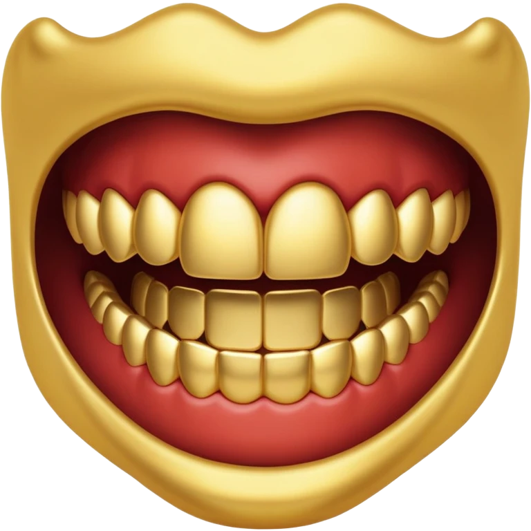 Mouth grillz on 😬 emoji