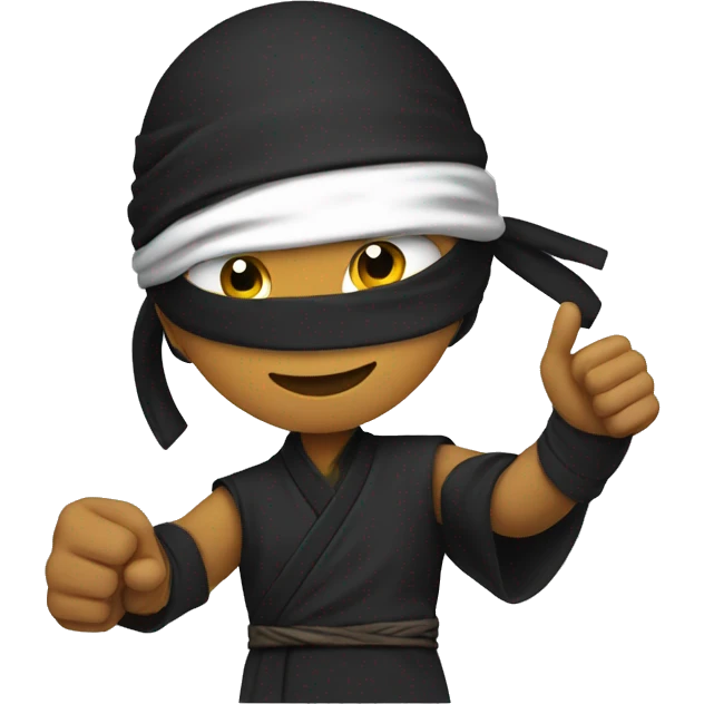 Ninja thumbs up emoji