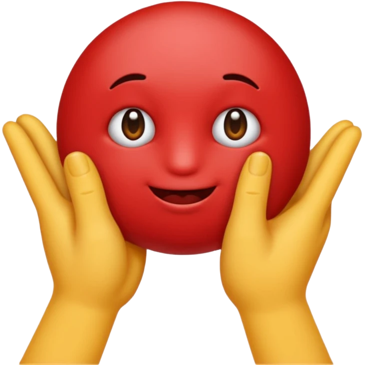 Je veux un emoji qui soit timide et qui cache ses parties intimes avec ses mains non emoji rond classique je veux qu’il rougisse emoji