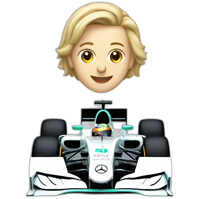 Mercedes formula 1 emoji