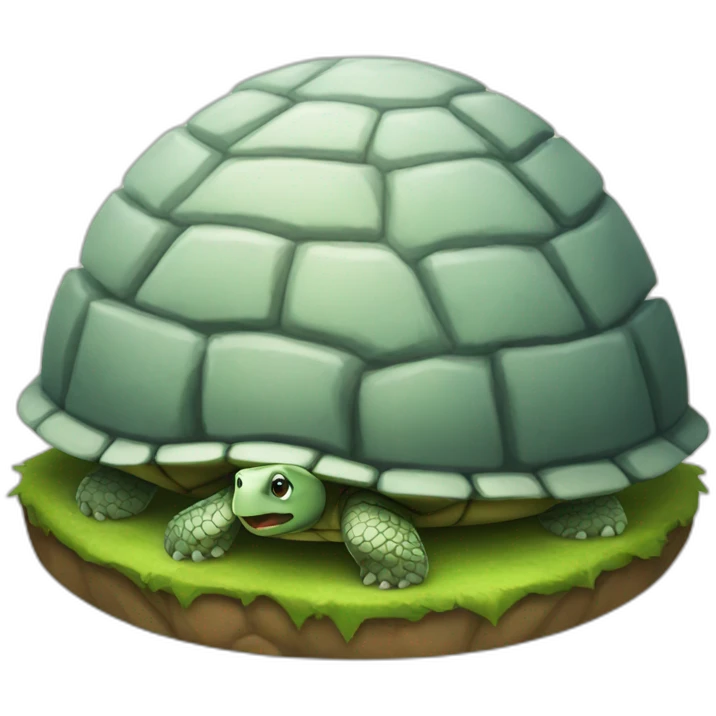 turtle brings you igloo emoji