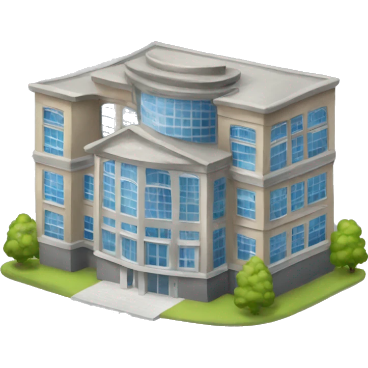 school building emoji