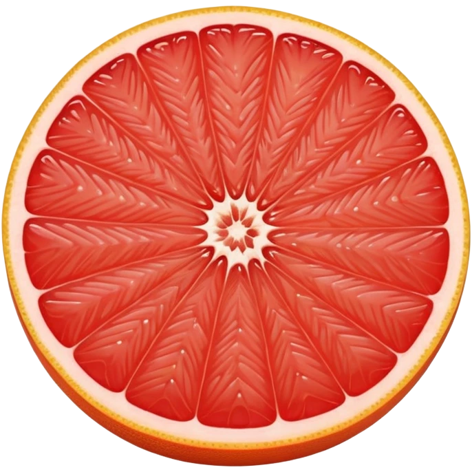 red grapefruit emoji