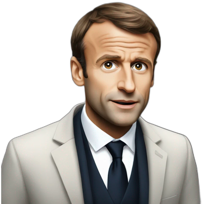 Emmanuel macron qui dit Eliot emoji