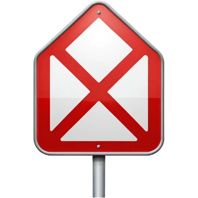 one way traffic sing board emoji