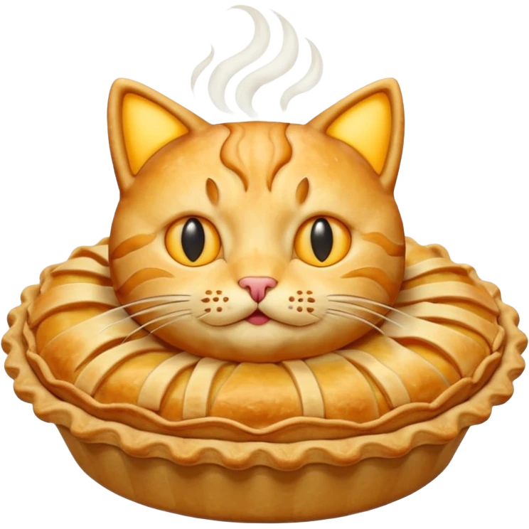 cat pie emoji