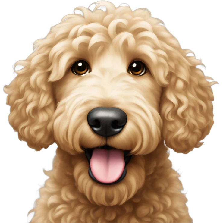 Goldendoodle stupid emoji