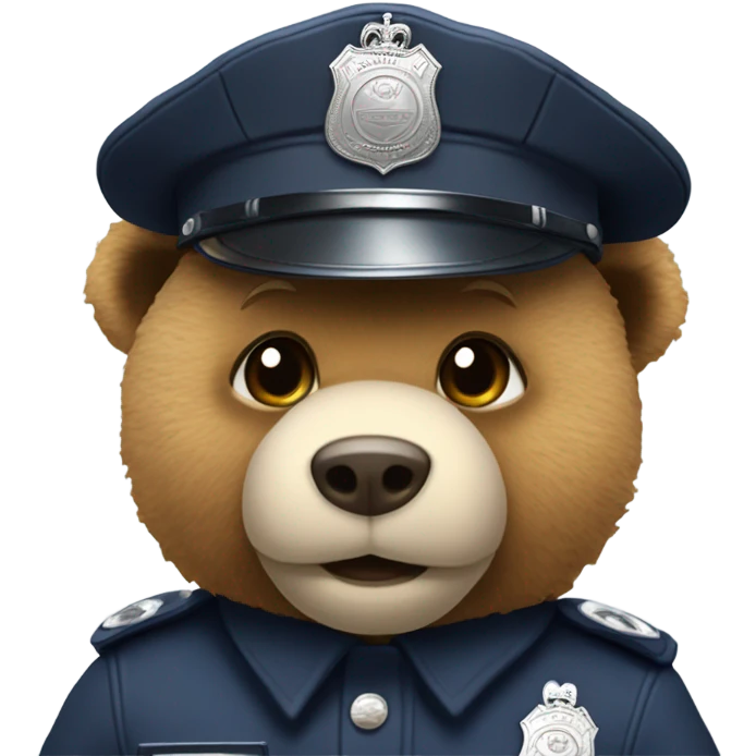 London policeman Teddy bear emoji