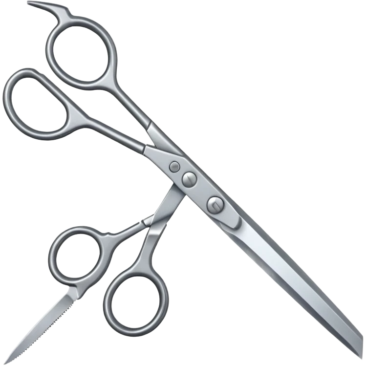 barber scissors emoji