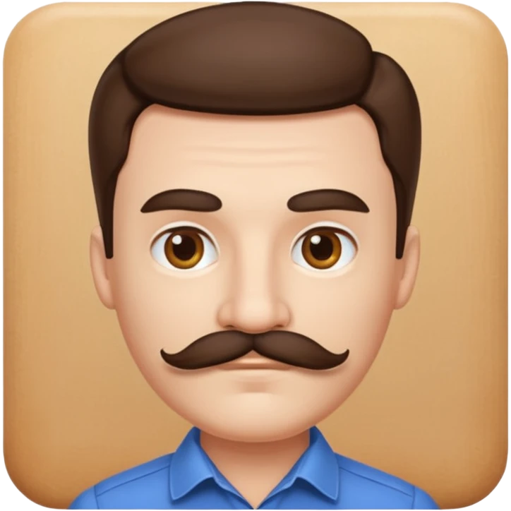 Adolf Hitler moustache carré  emoji