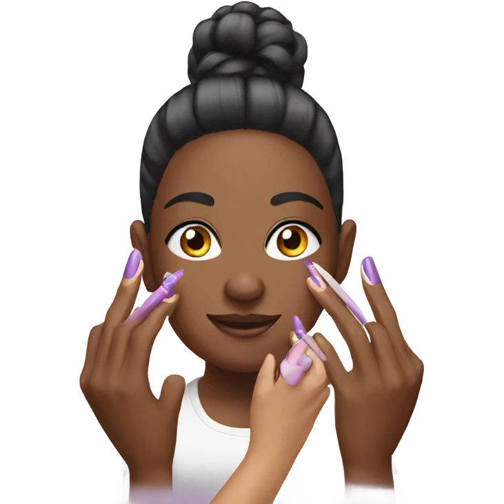 Getting nails done  emoji