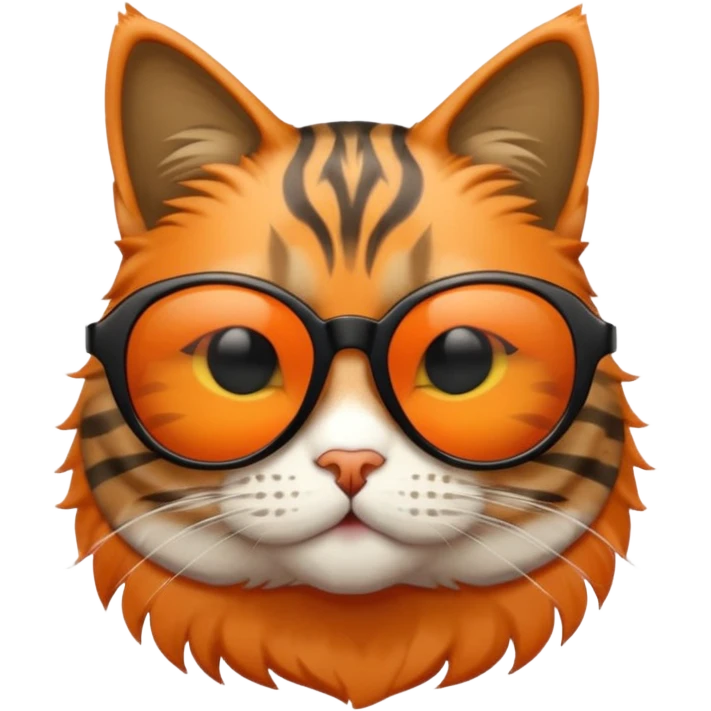 Cat wearing sunglasses emoji