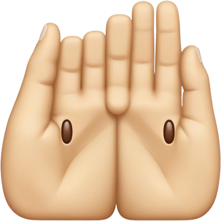 Hand rock upside down emoji