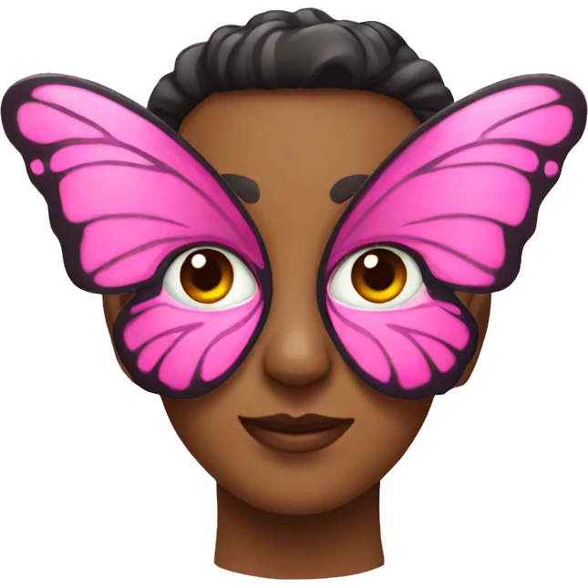 pink butterfly  emoji
