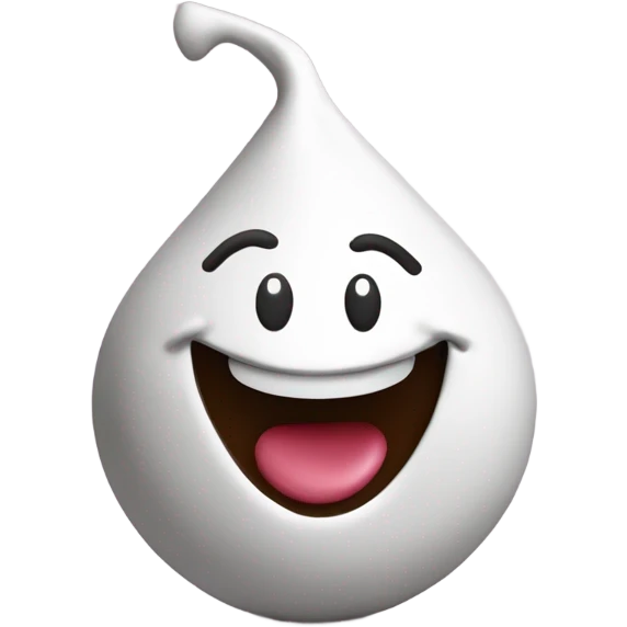 Hershey kiss smiling  emoji