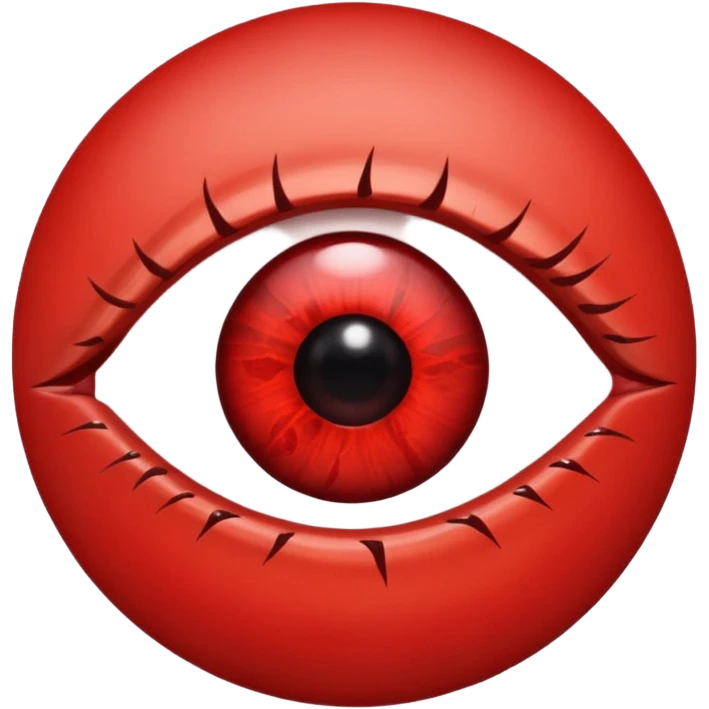 Angry Only single eye emoji