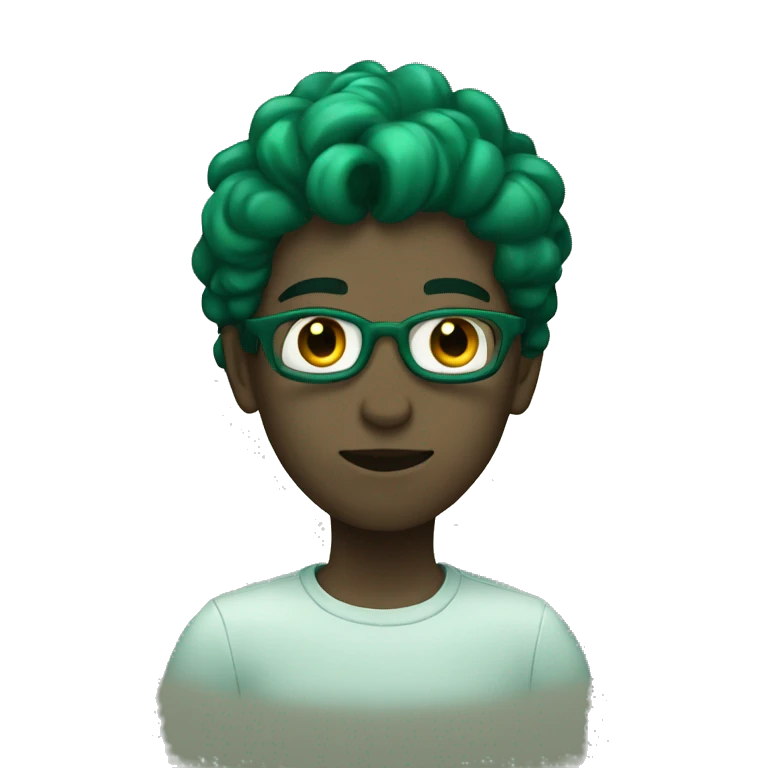 dark green heart new year emoji