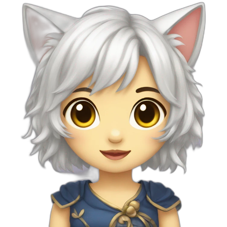 saphyrre Neko girl emoji
