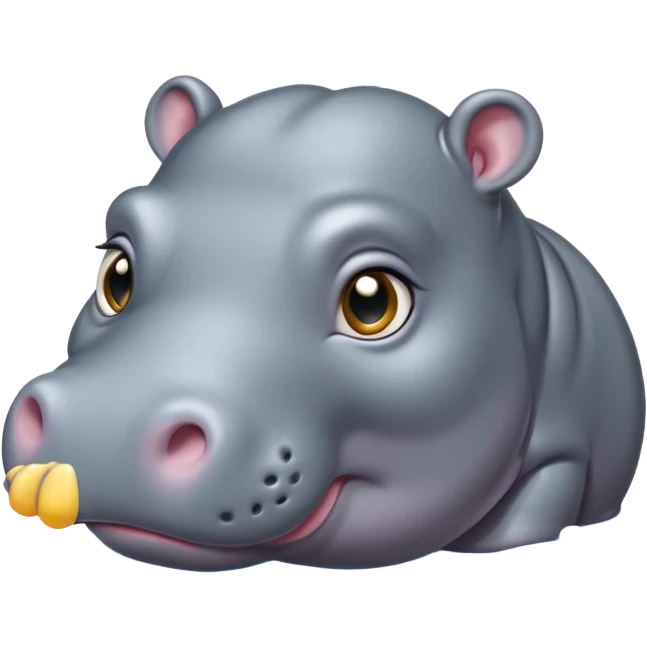 baby hippo emoji