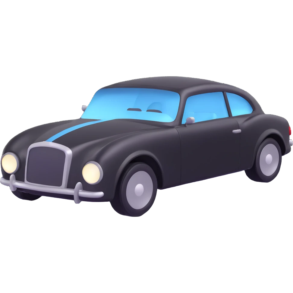 modern and clean glossy black car with a light gray or transparent curved film floating partially above and partially attached to the car, film has a subtle reflective edge, part of the film is still unrolled emoji