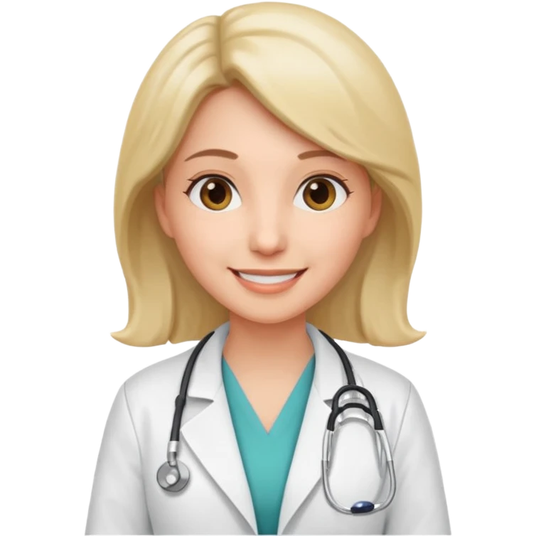 Femme médecin emoji
