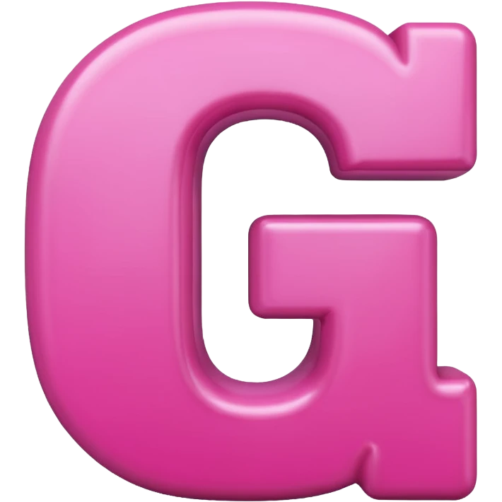 pink letter D emoji emoji