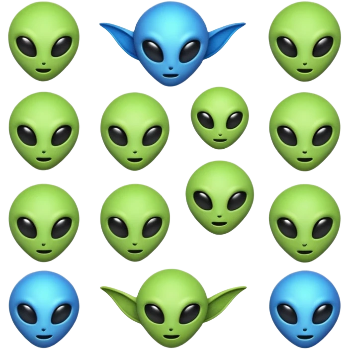 Alien emojis emoji
