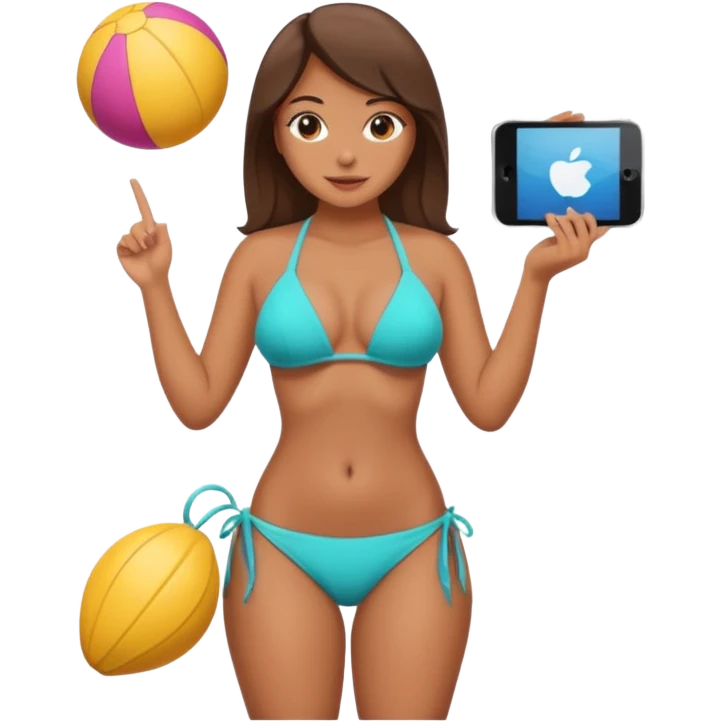 Big booty girl emoji
