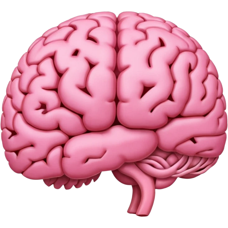pink brain emoji