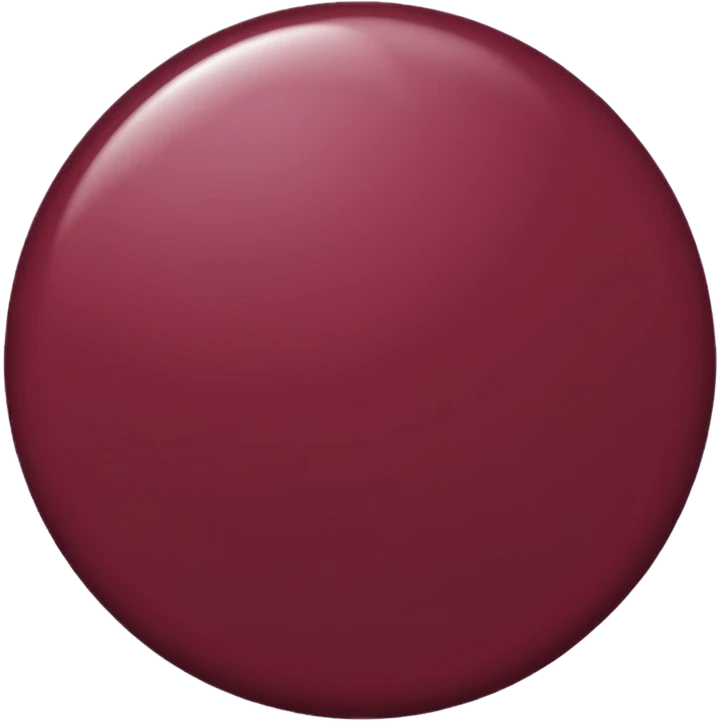 Círculo de color burdeos emoji