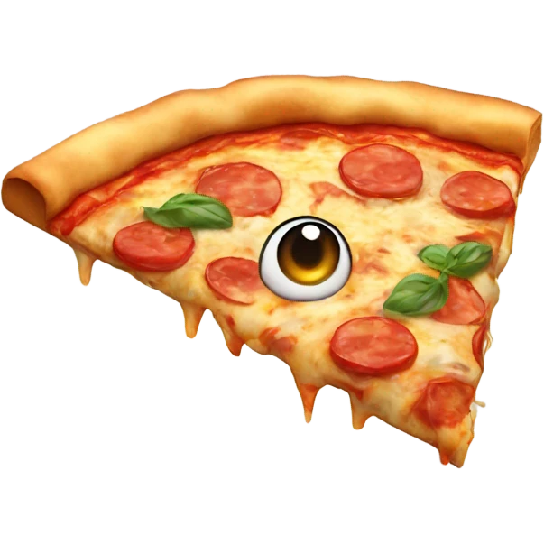 Pizza watching YouTube emoji