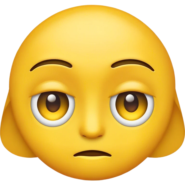 An emoji side eyeing  emoji