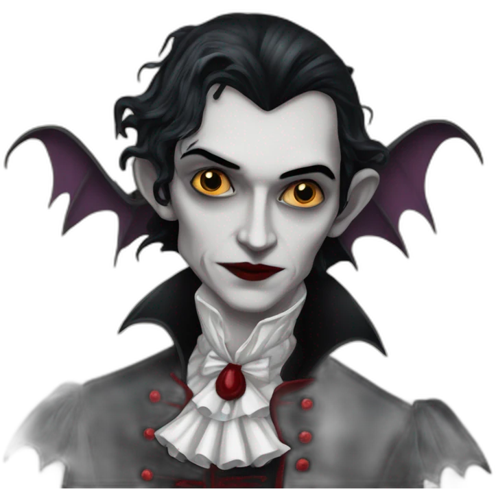 Goth vampire 17ème siecle emoji