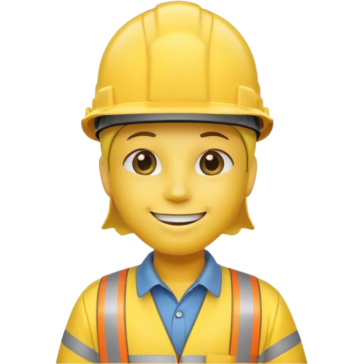 lemon head candy with a hard hat emoji