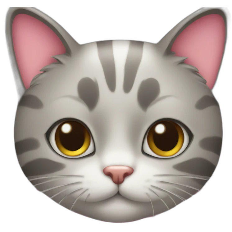 Cat with pink bow emoji