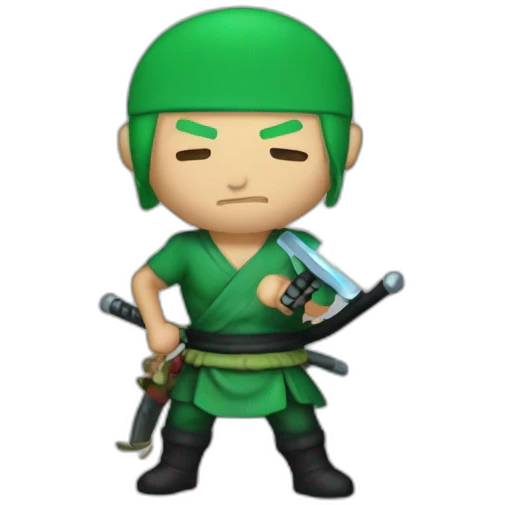 Zoro qui a un sabre laser emoji