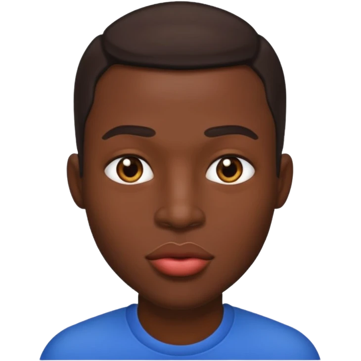 Male with big lips more big  emoji