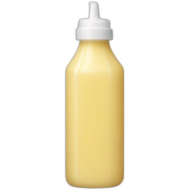 squeeze bottle of aioli emoji