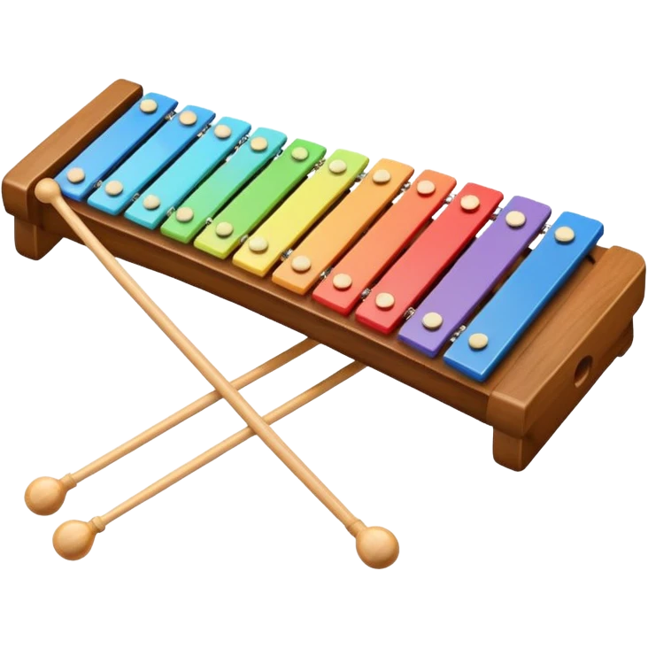 Xylophone instrument emoji