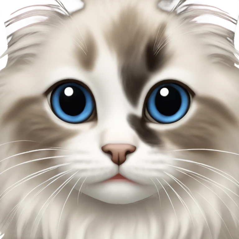 Ragdoll kitten emoji