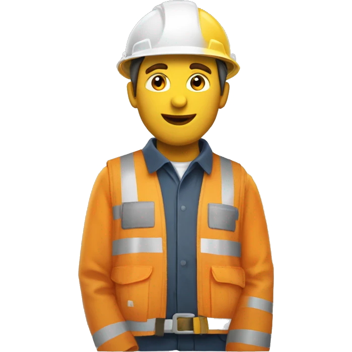Cône de chantier emoji