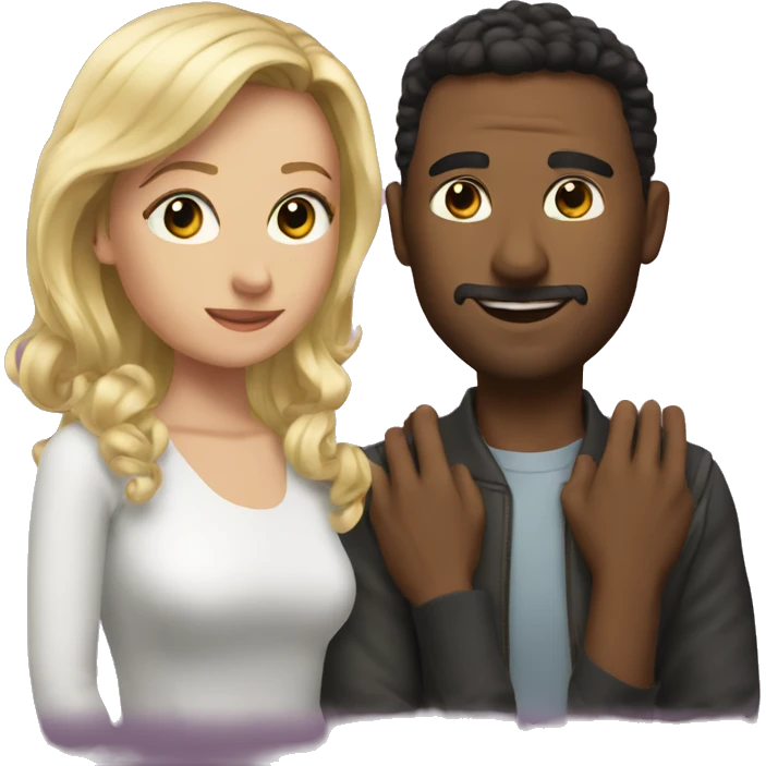 Me getting the lady next to me emoji