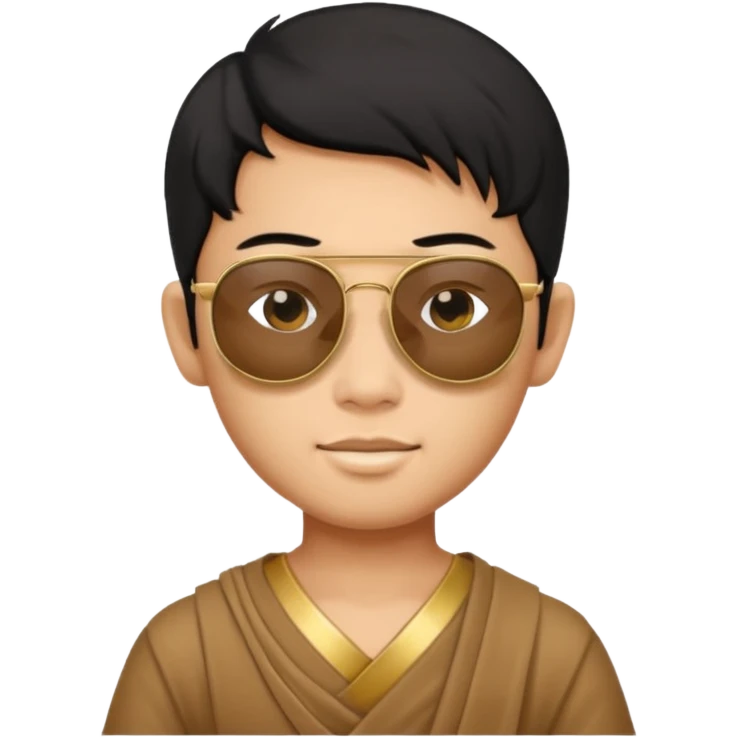 thaland ancient boy with sunglasses emoji