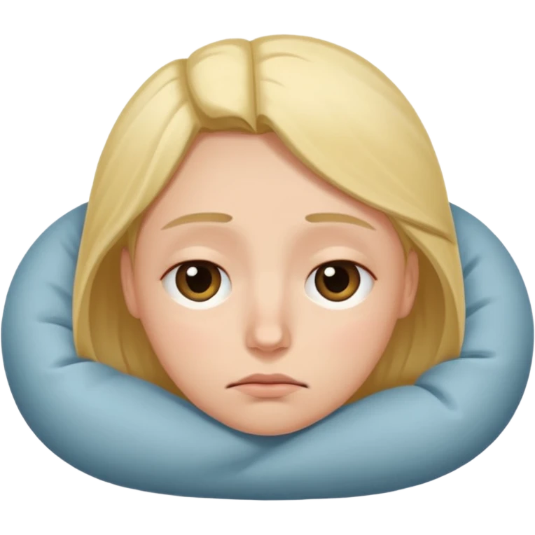 a sleepy and tired person emoji