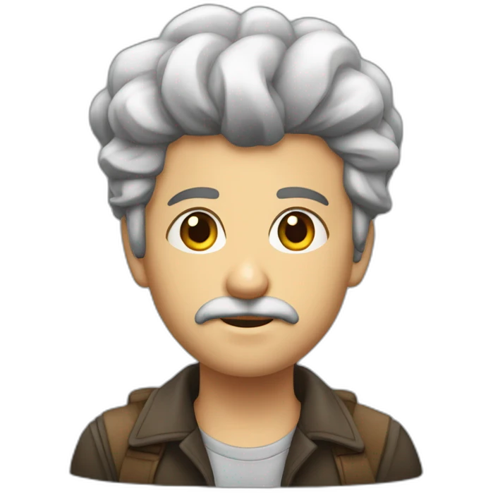 uçan bir kuşun üzerinde olan bir adam emoji